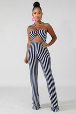 Load image into Gallery viewer, Stripe Me Down Jumpsuit
