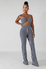 Load image into Gallery viewer, Stripe Me Down Jumpsuit
