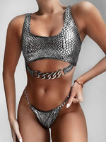Load image into Gallery viewer, Mykonos Silver Bikini
